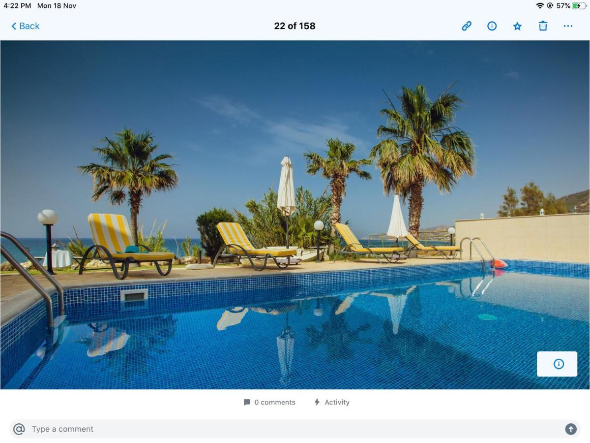 Kallinousa Beach Villa Pomósz Kültér fotó